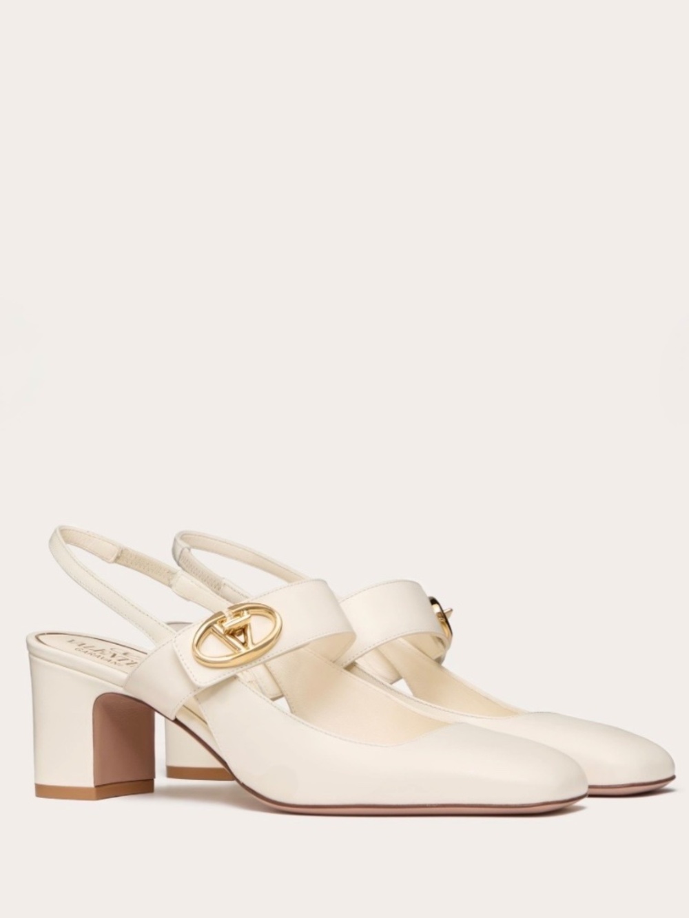 NWOT Valentino V Logo Mary Jane Pumps
